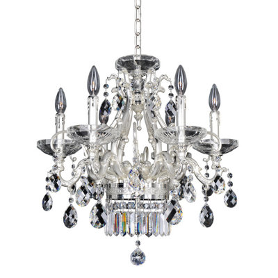 Swink 6 - Light Dimmable Classic Chandelier
