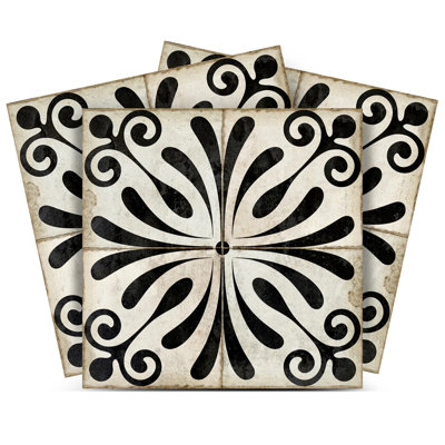 5'' W x 5'' L Vinyl Peel and Stick Mosaic Tile