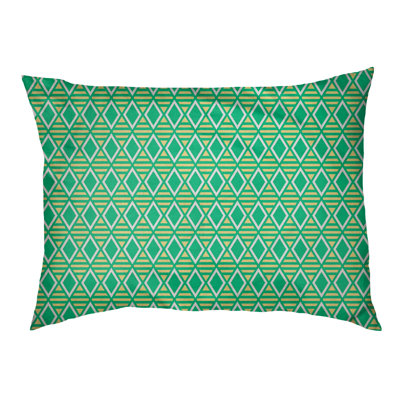 Byrge Geometric Fleece Pet Bed