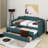 Hedglin Twin Size Upholstered Daybed with Trundle-1157370581