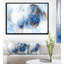 « color fumée blue blue », reproduction d’impression sur toile tendue encadrée-26668739