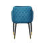 Holdenville Modern Velvet Dining Chair - Ergonomic Button Back with Metal Legs-1613681971-1613681970