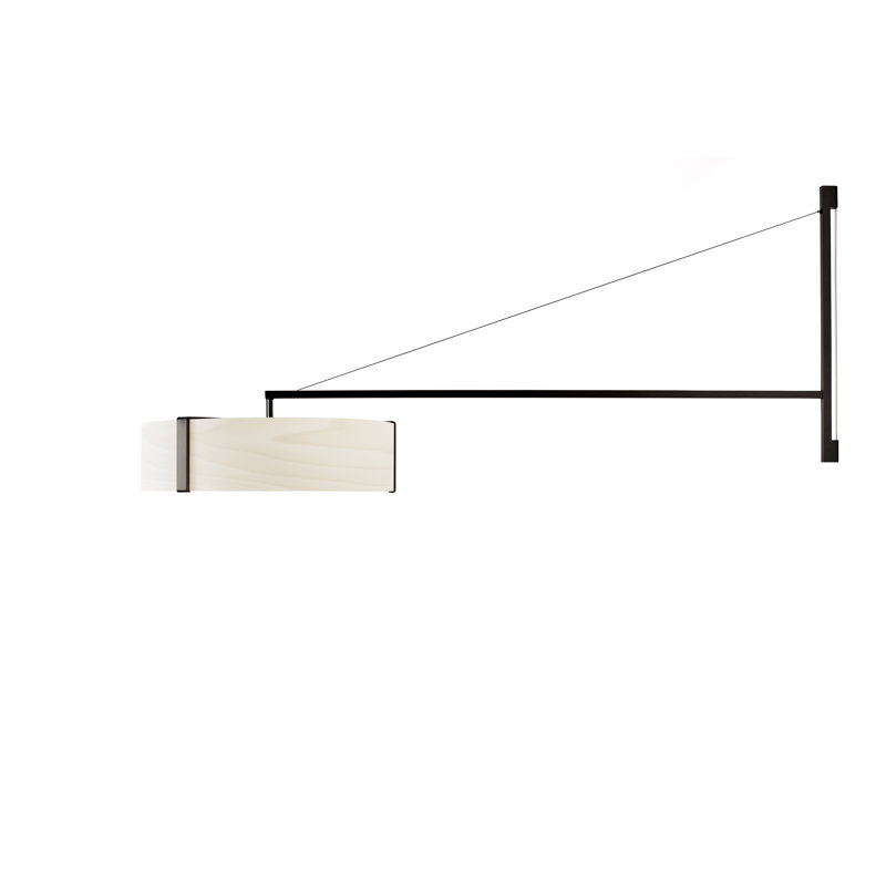 Thesis 1 - Light LED Swing Arm, Matte Black, Ivory White, 3000K