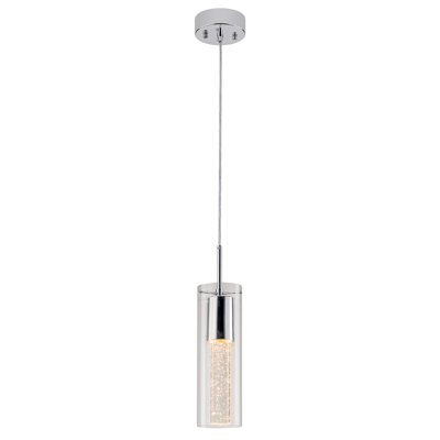 Luminaire suspendu cylindrique à 1 lumière