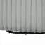Fauteuil d'appoint rembourré en polyester à large siège pivotant sur 360 ° en polyester gris neutre