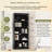 Black 83.4" Tall 5 Bookcase With , Adjustable Shelves For /books/movies, Storage Home Office/music Room Strip, Wood Home/workshop