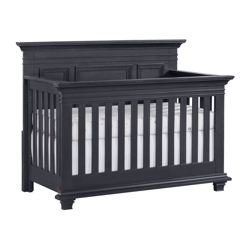 Lit de bébé convertible 4-en-1 WESTON, Bleu marine foncé