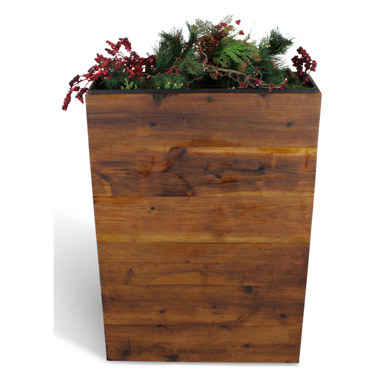 Calandre Wood Planter