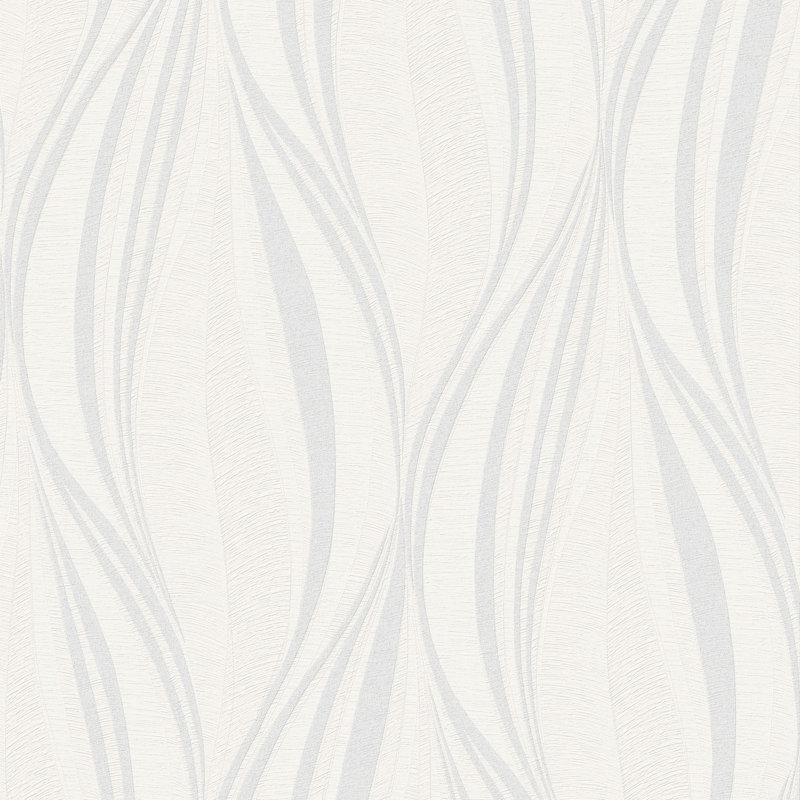 Boutique Tango Embossed Geometric Grey/White/Silver Shimmer Paste the Paper 10m x 52cm Matte Wallpaper Roll