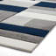 Matrix area rug Machine Woven Rectangle Grey-100511890
