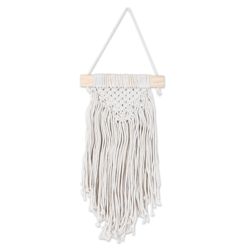 Suspension murale en coton Bungalow Rose