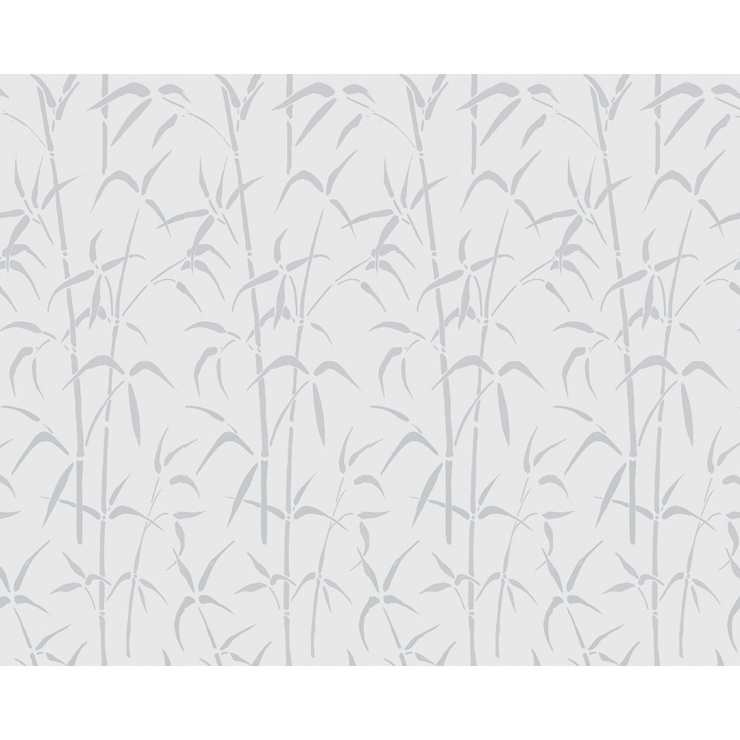 Privacy Glass Reusable Static Cling Window Film, Bamboo Roll Bloomsbury Market 