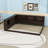 Queen Wood Daybed with Storage and USB Ports and LED Lighting-2013362123