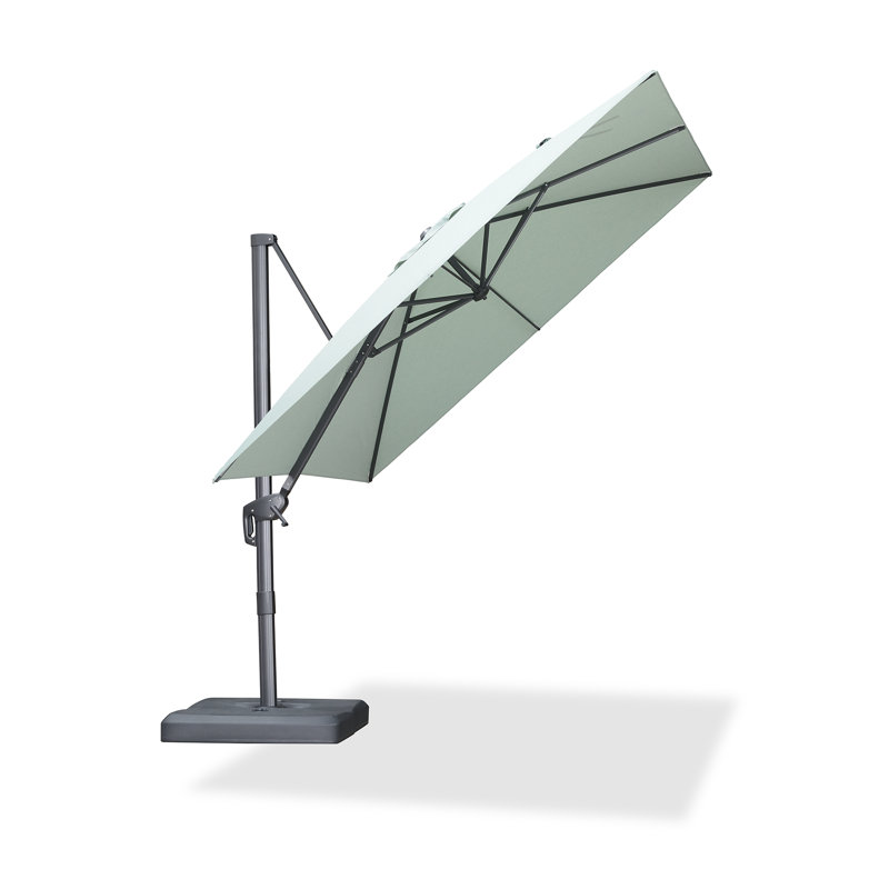 274cm X 274cm Rectangular Cantilever Parasol, Green