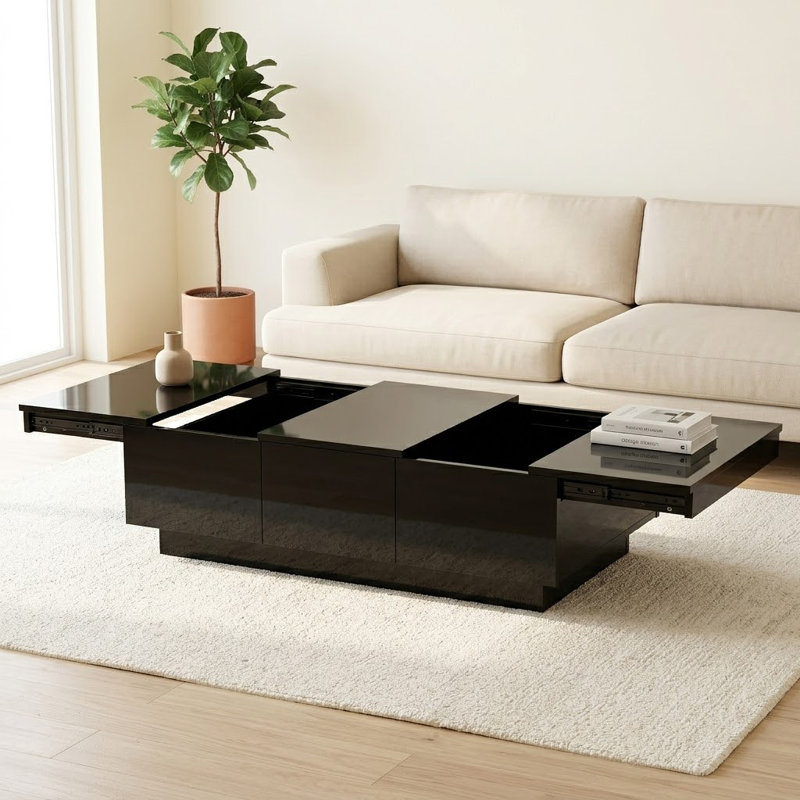 Table basse Braunstein, Noir