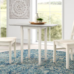 Maner Extendable Drop Leaf Solid Wood Dining Table