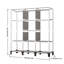 URBNLIVING Metal Wardrobe-87844625