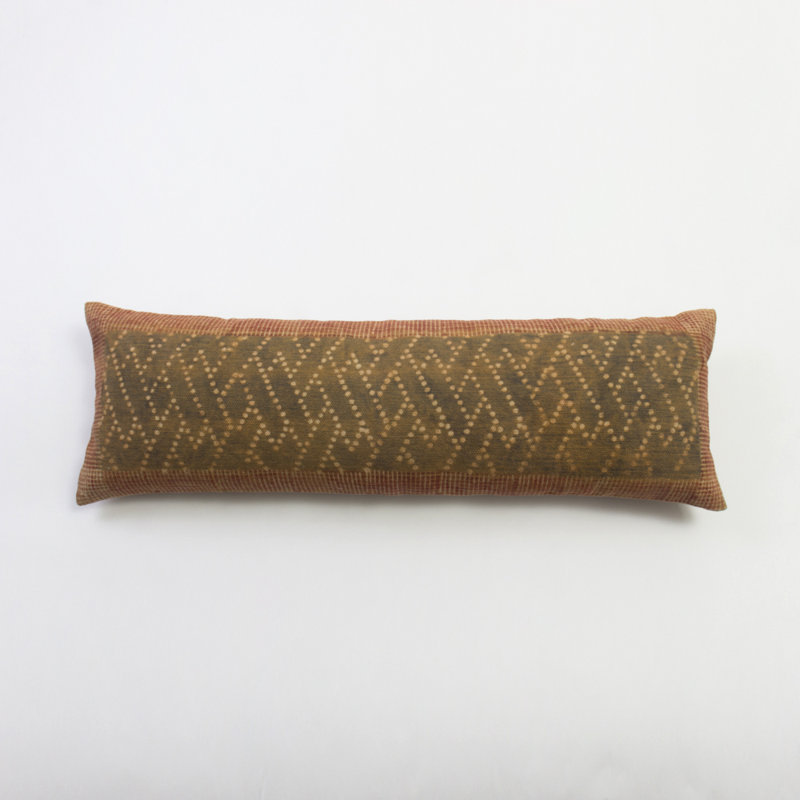 Denza Geometric Cotton Throw Pillow