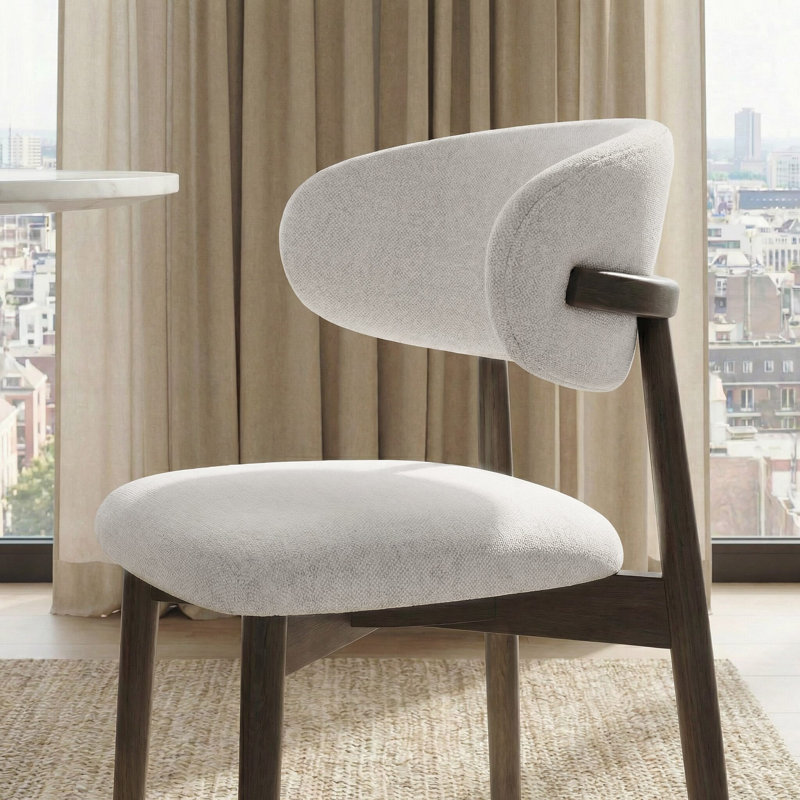 Munich Upholstered Dining Chair, Brown