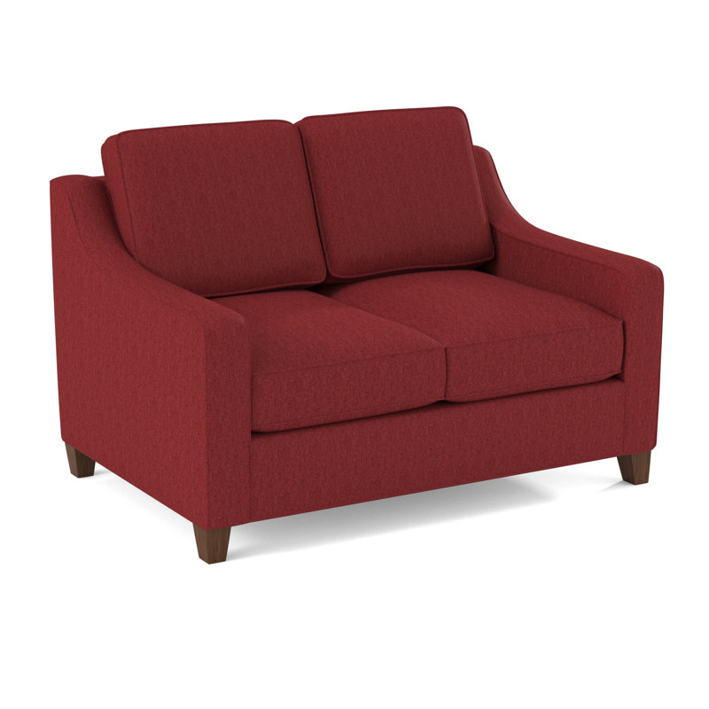 Clark 54" Square Arm Sofa Bed, Dorset Cherry, Montana Walnut