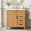 Meuble-lavabo en céramique avec 4 tiroirs Damarquis