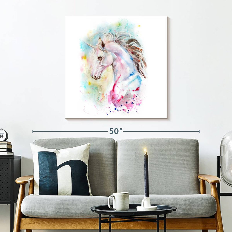 Crowle Unicorns, 30" H x 30" W