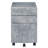 Silver 3-drawer File Cabinet