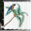 Ensemble de rideau de douche et crochets Parrot-44243392
