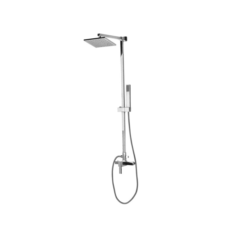 Keeble hermostatic Shower with Dual Shower Head, Silver