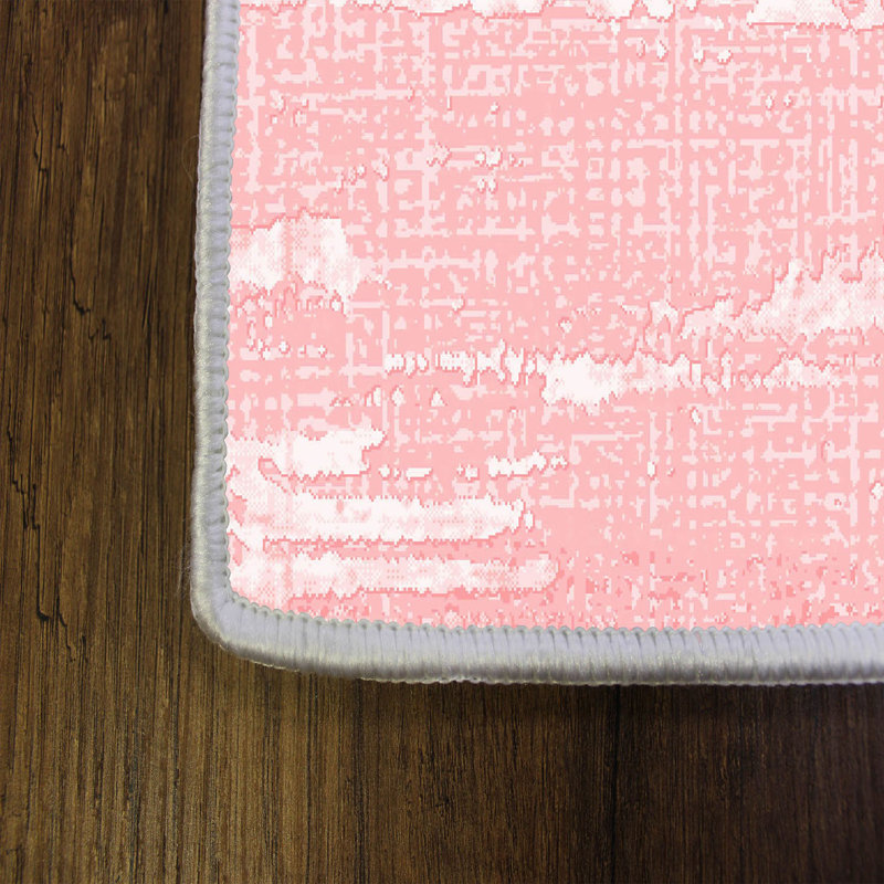 Antibacterial Woven Carpet (3D Digital Print) 4. x 5.9 Feet, 1% Polyester, Pile Height: .3 Inches | PVC Felt Dot Non-Slip Underside, Machine Washable, Perfect for Living Room & Bedroom Decor