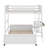 Twin Over Full Bunk Bed With Desk-1355887950