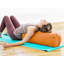 Coussin cylindrique pour méditation et traversin de yoga - brun-86856278-86778392