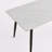 Large Rectangular Dining Table Strong Metal Base Modern Stone 1.6M