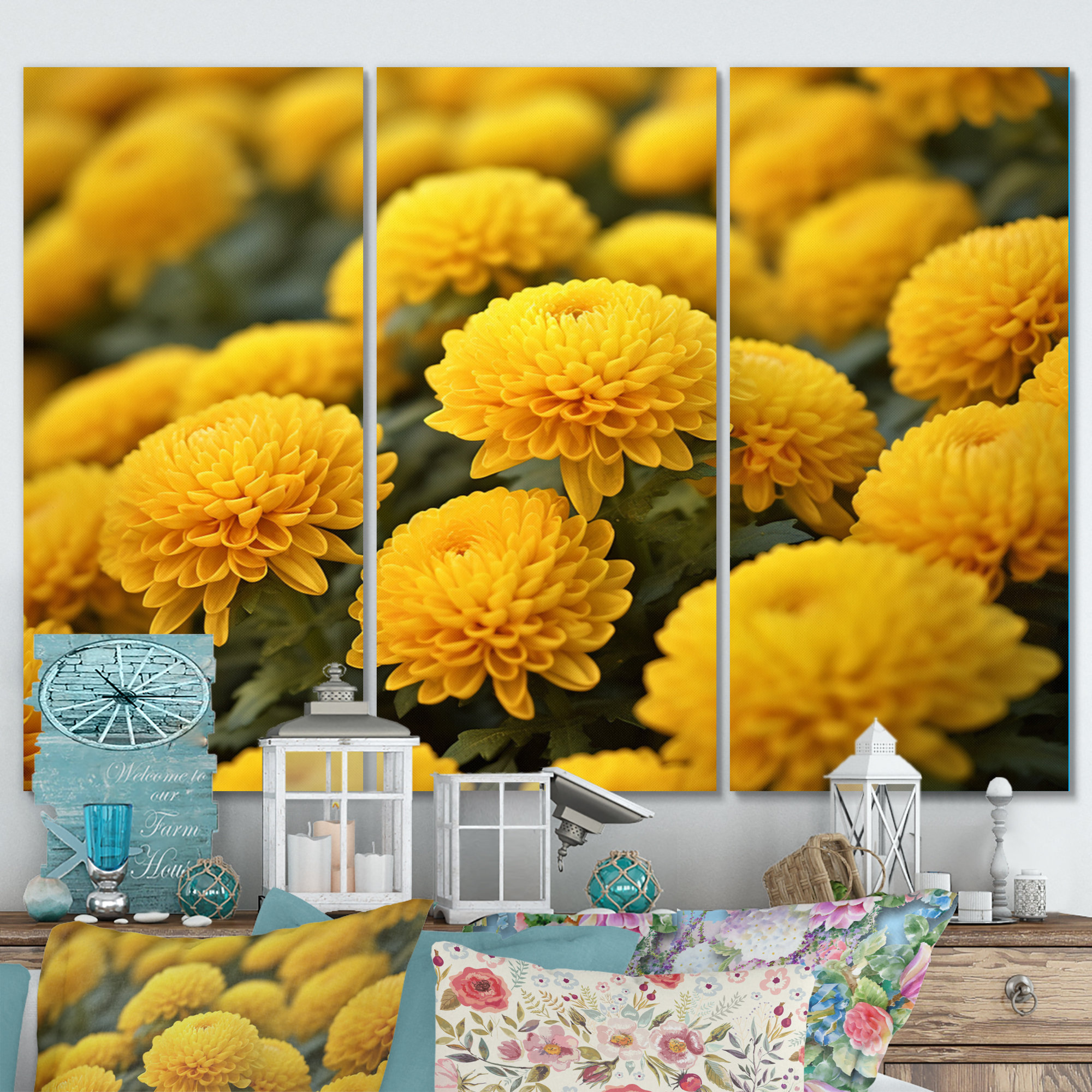 Latitude Run® Modern Plants & Flowers Wall Decor on Metal Wayfair Canada