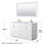 Meuble-lavabo double autoportant 60 po avec plateau en marbre Miranda-452151945-452151951