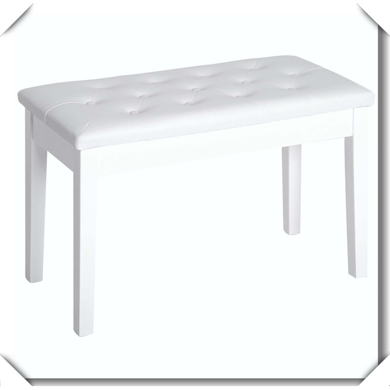 Chaise de piano, Blanc