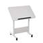 60Cm W Height Adjustable Rectangular Computer Desk with Hutch