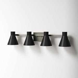 Byers 4 Light Dimmable Vanity Light & Reviews | AllModern