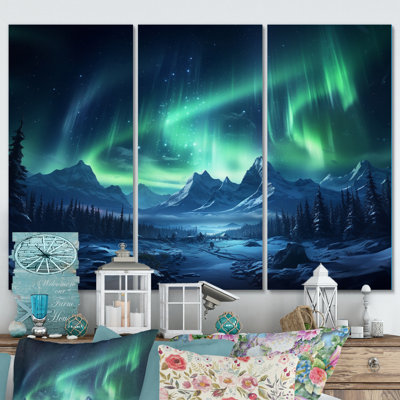 " Northern Lights II " 3 - Pieces