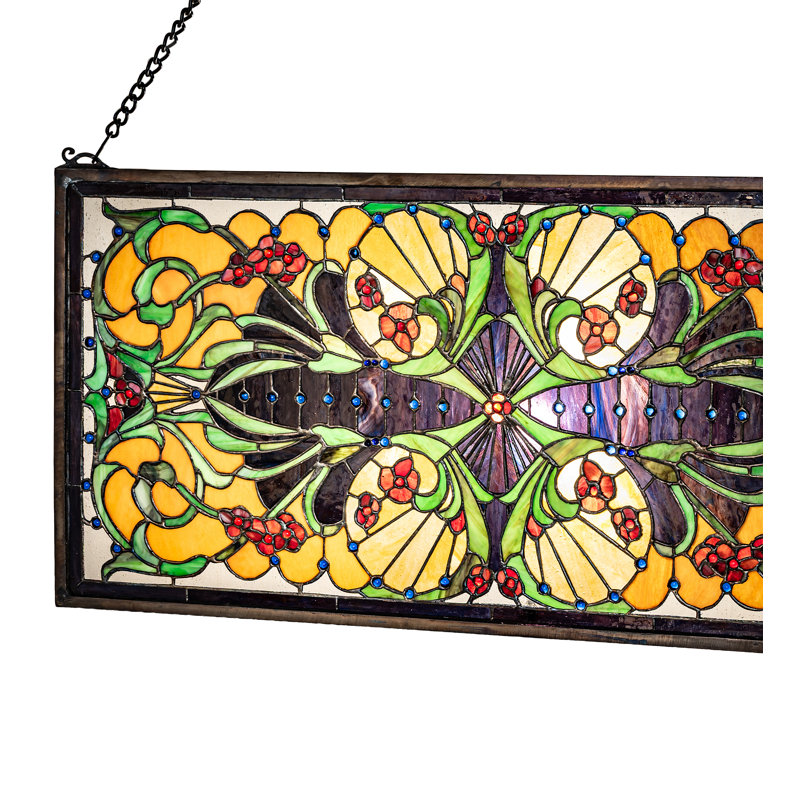 Victorian Sonja Transom Stained Glass Window