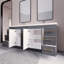 Meuble-lavabo sur pied avec lavabo en acrylique renforcé Verda-264437674