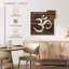 «Buddhist Symbols Spiritual Om I» sur toile, reproduction de 4 pièces-1527012893