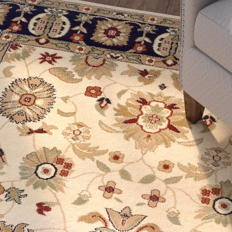 Enola Oriental Indoor Rug, Round 4'