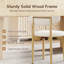 Chaise de salle à manger Solon rembourrée en bois massif-95237297-126400236