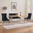 Velvet Double Loveseat Bench, Kitchen & Dining Seating, 2-Seat Tufted Bench with Handmade Buttons-1328156731-1327352638