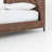 Estrela Upholstered Metal Wingback Bed-120689718-120689720