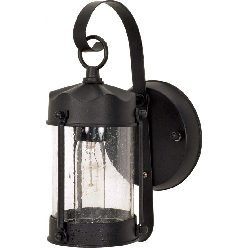 Socotrine Wall Light, Textured Black