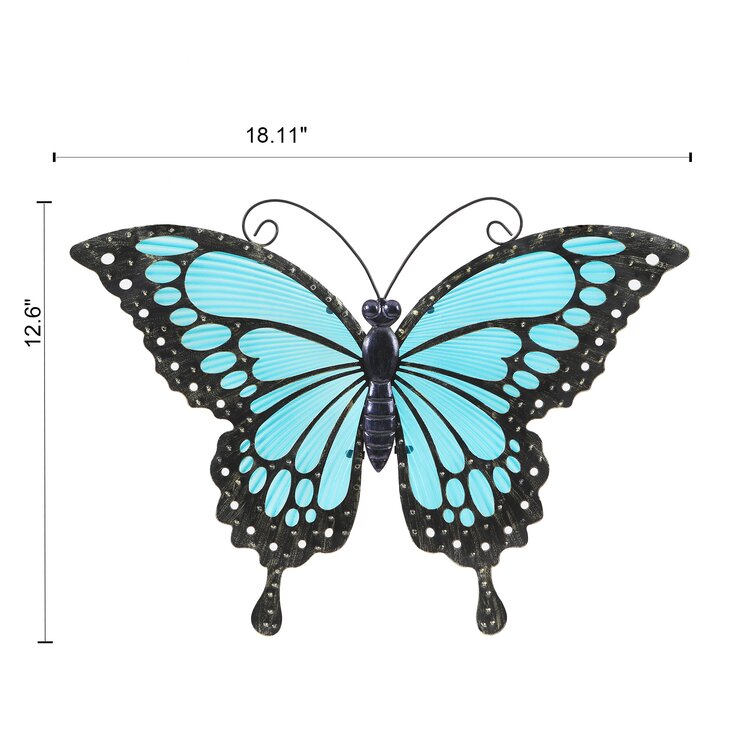 Mirror Wall Hanging Background Wall Butterfly Metal Retro Insect Wing  Dragonfly Butterfly Home Decoration Hanging Decor Bedroom - AliExpress