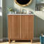 Meuble-lavabo et lavabo peu encombrant