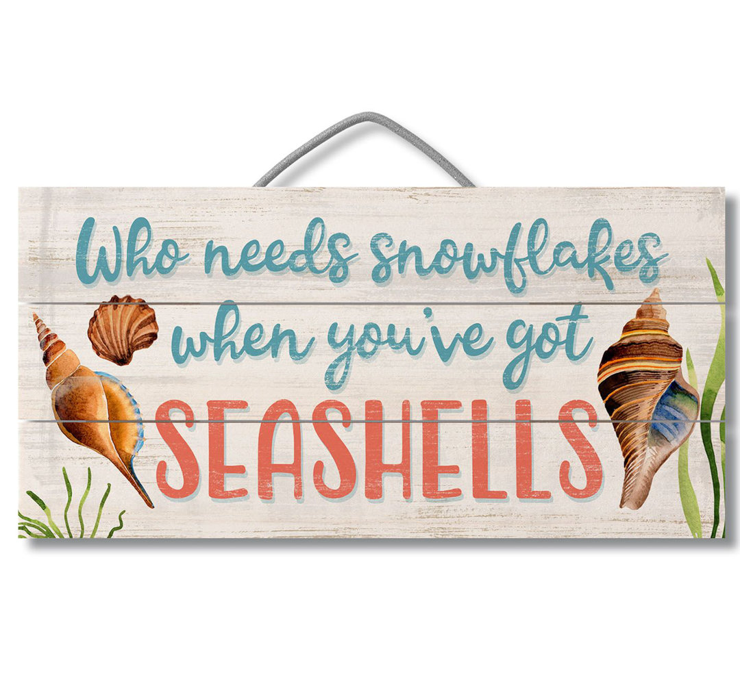 Coastal Wall Decor on Solid Wood Highland Dunes